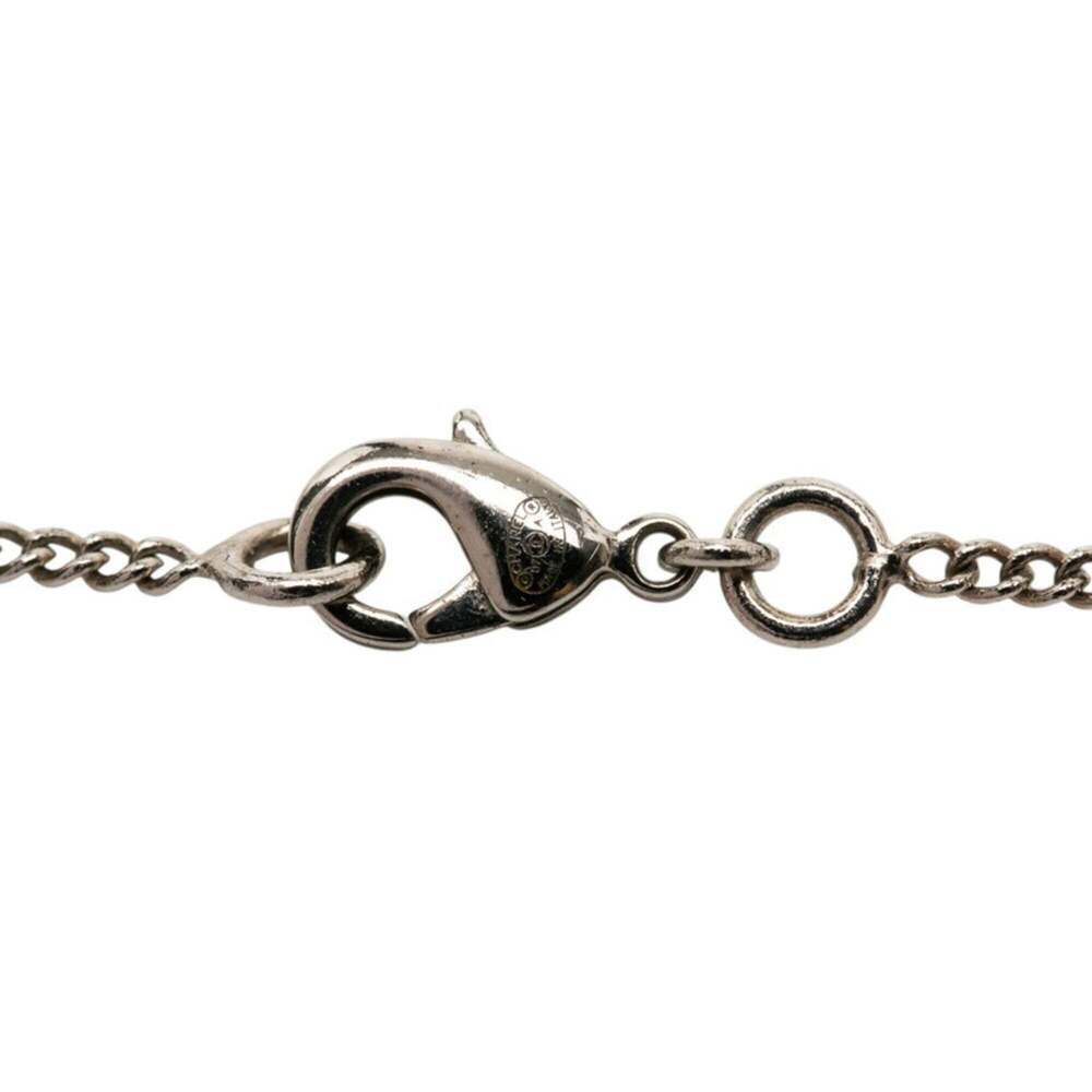 CHANEL Silver Logo Necklace - Picture 3 of 5